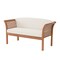 Alaterre Furniture Stamford Eucalyptus Wood Outdoor Bench with Coffee Table, Set of 2 ANSF023EBO - alternate 7